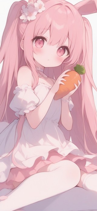 粉色少女