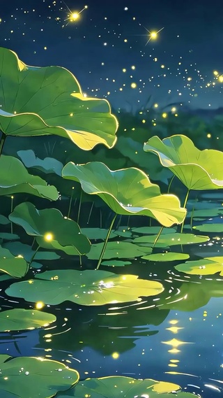 护眼绿景