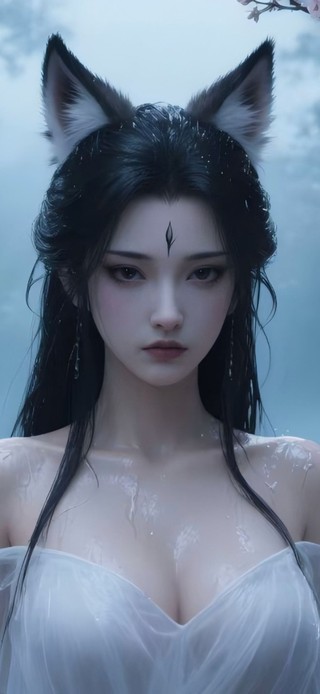 桃林烟雨