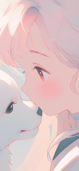小狗狗亲亲