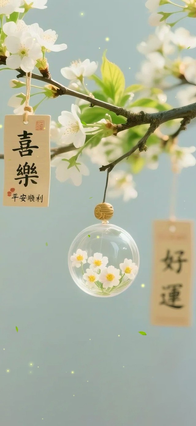 清新风铃花