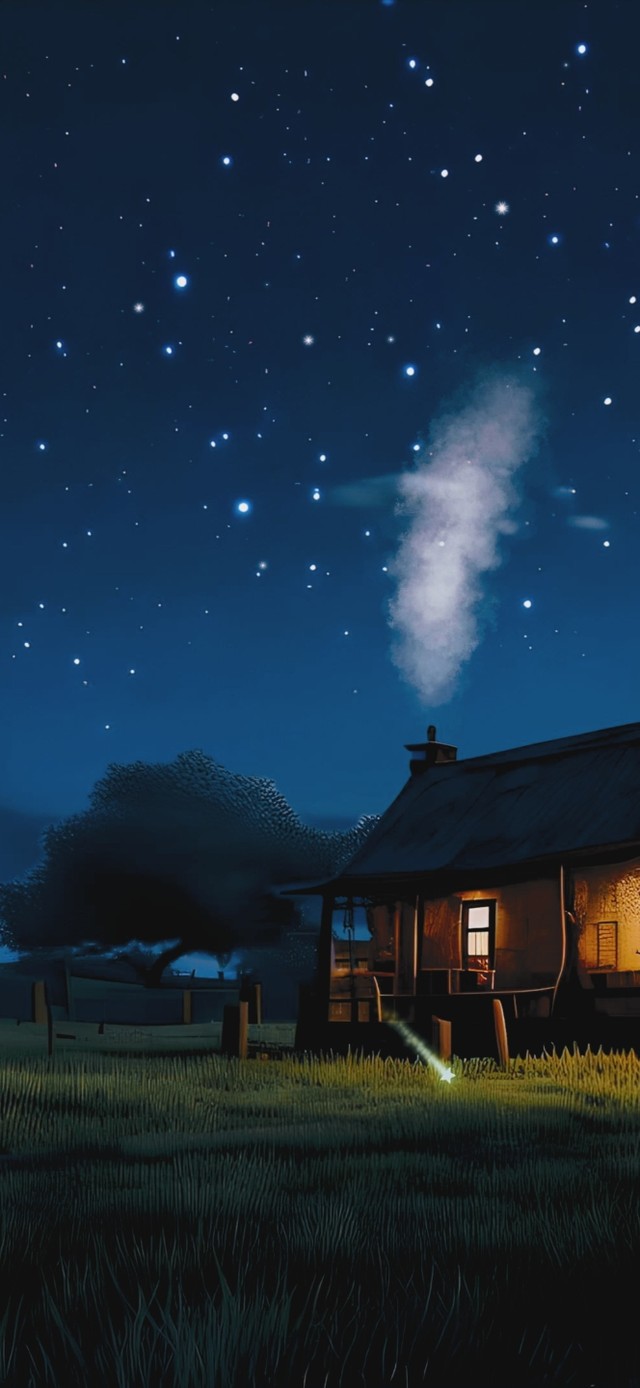 夜景AI星空壁纸