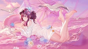 粉色海洋卡芙卡 4K