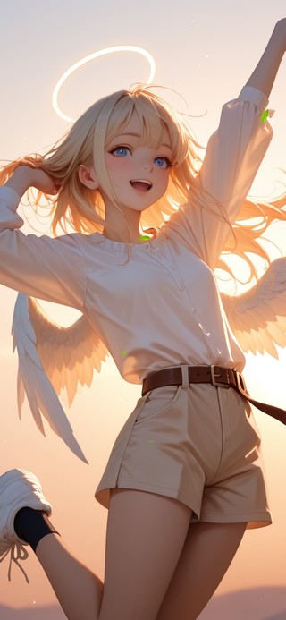 唯美金发少女