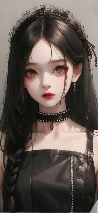 唯美治愈长发少女