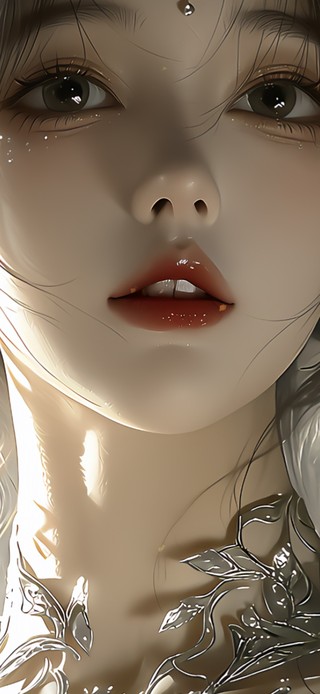 可爱灵气少女