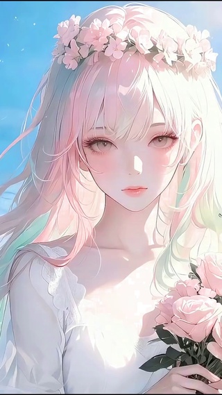温柔捧花