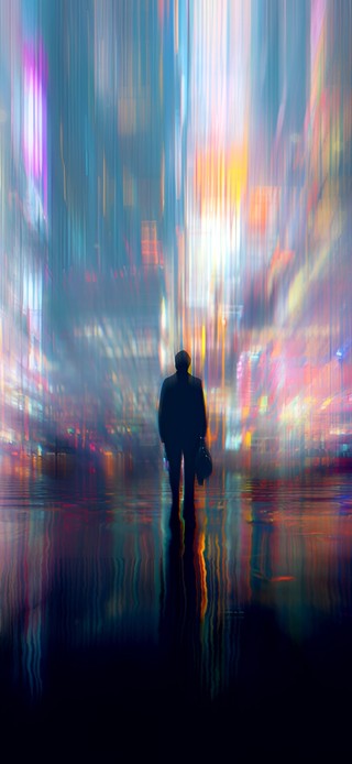 霓虹孤影