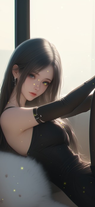 她的身姿如同柳枝在风中摇曳