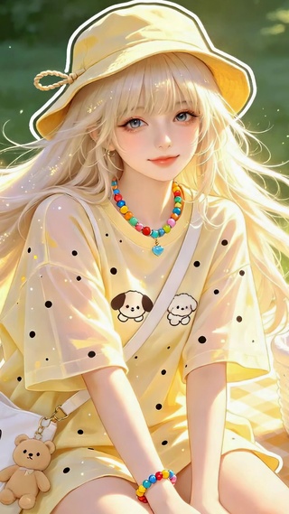 春日野餐可爱美少女