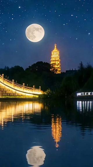 中秋夜景