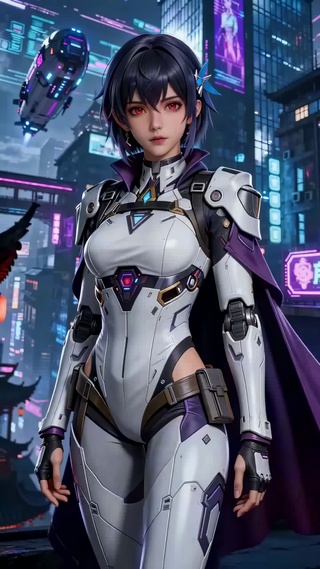 机甲少女出场