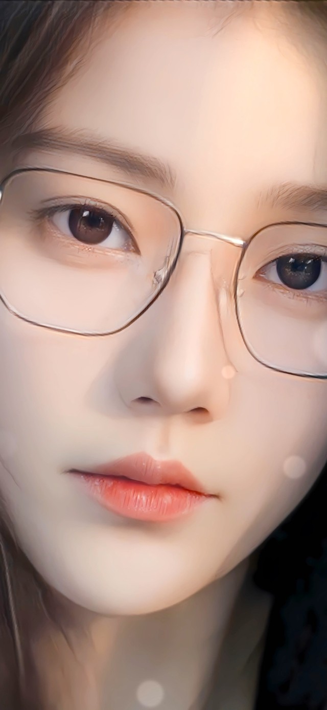 治愈清纯眼镜姐姐(美女手机动态壁纸) - 美女手机壁纸下载 - 元气壁纸