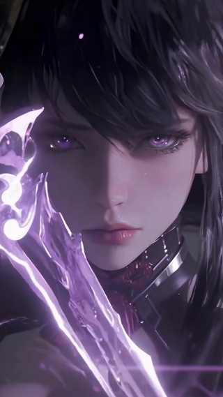 CG女孩持剑少女