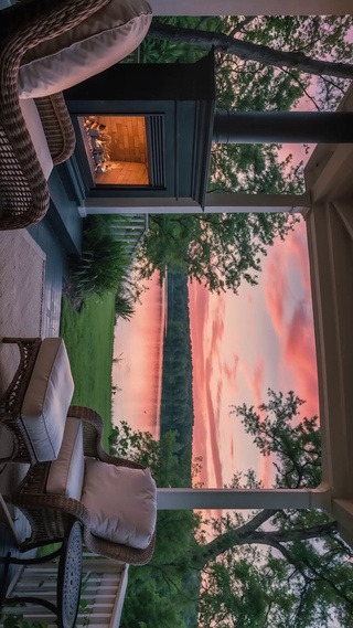 唯美自然绿色风景别墅