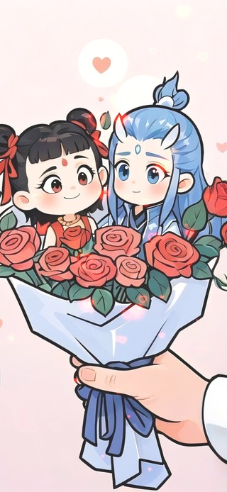 藕饼祝情人节快乐