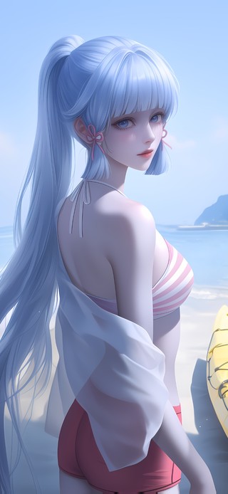 海岸少女