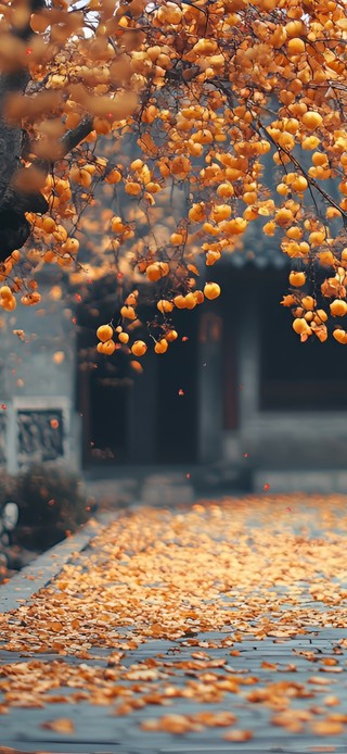 落叶与旧巷