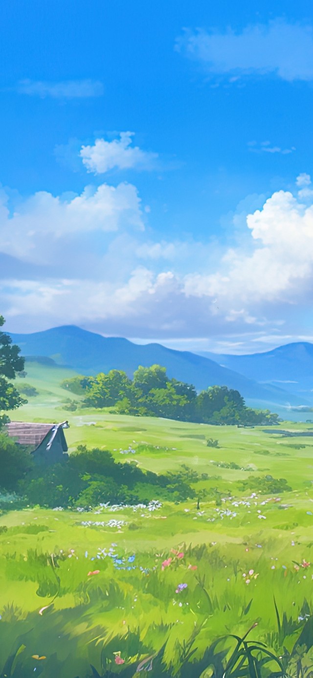 春天的高山草原