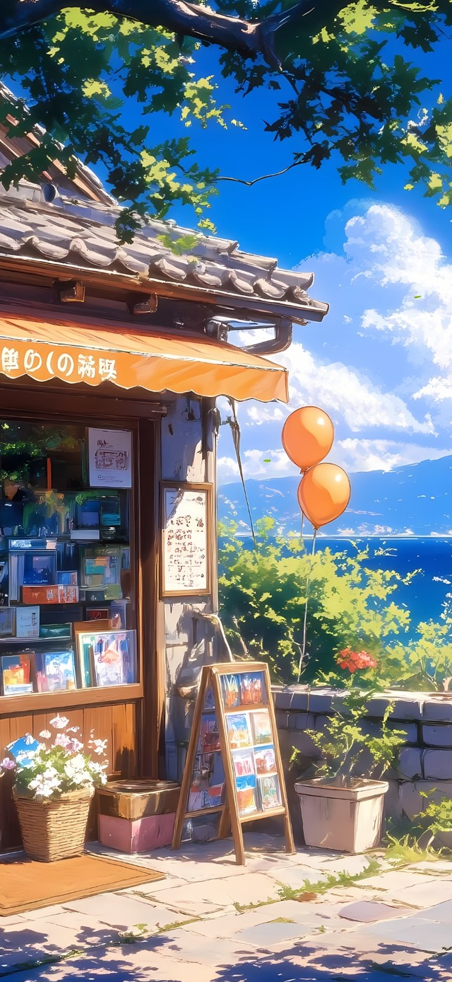 海边的商铺