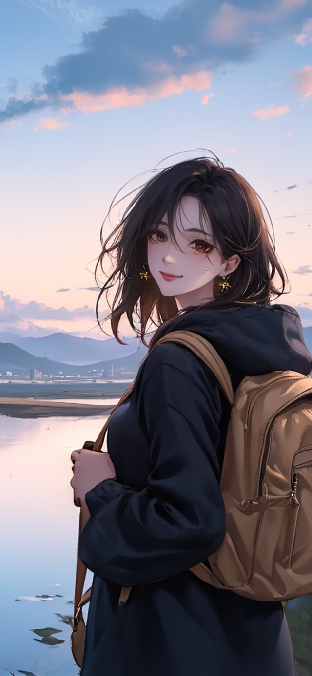 治愈系向日葵少女