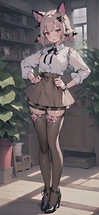 可爱性感兔耳黑丝萝莉美女妹子