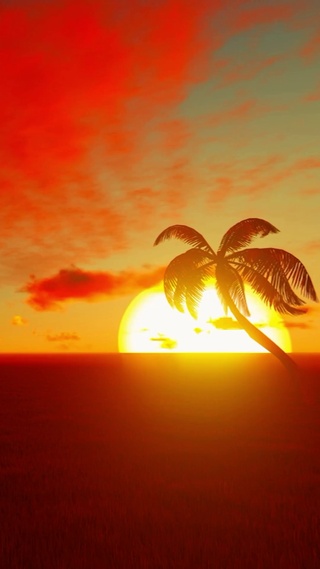 4K超清最美红夕阳~