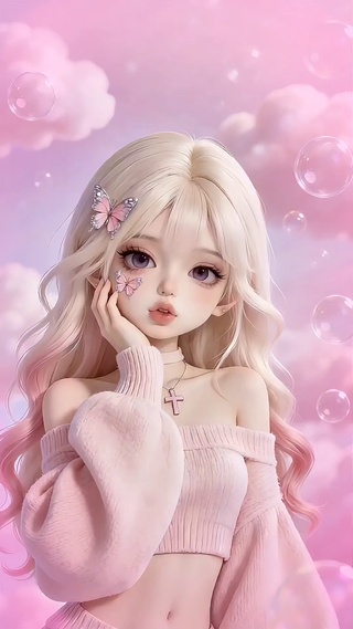 美女比心🫰🏻