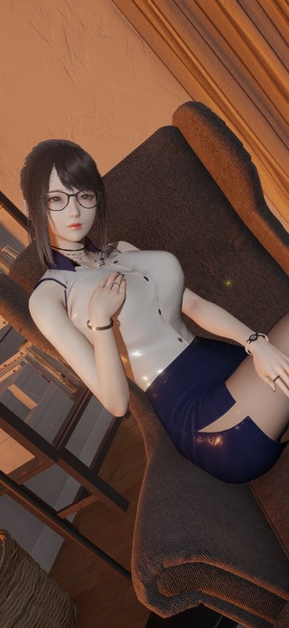 眼镜美腿小姐姐