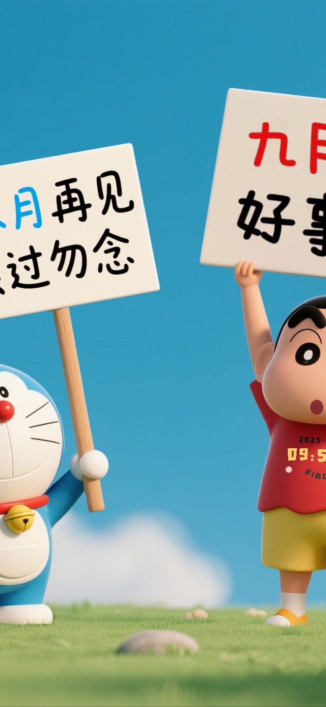 来自小新的九月祝福~请查收！