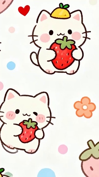 草莓猫咪