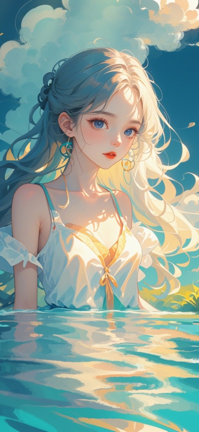 4k 月下女孩