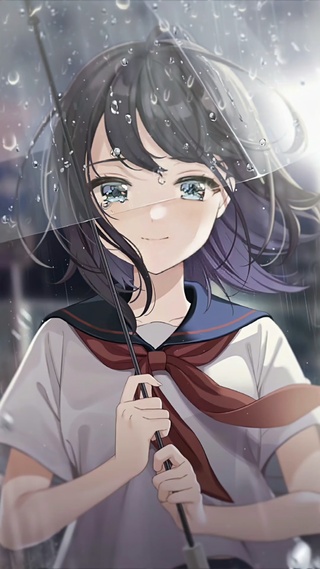 雨天女孩