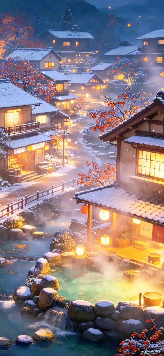 山中温泉小村