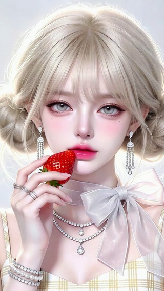 浅金甜系纯欲美女