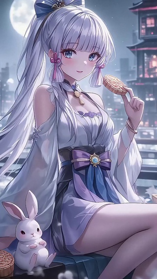 神里绫华丨中秋佳节丨