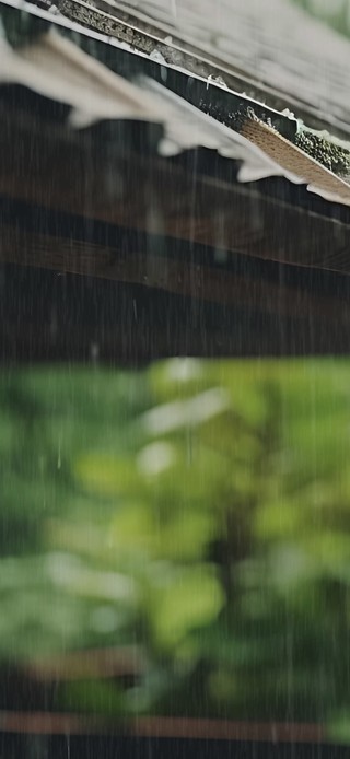 雨天屋檐下
