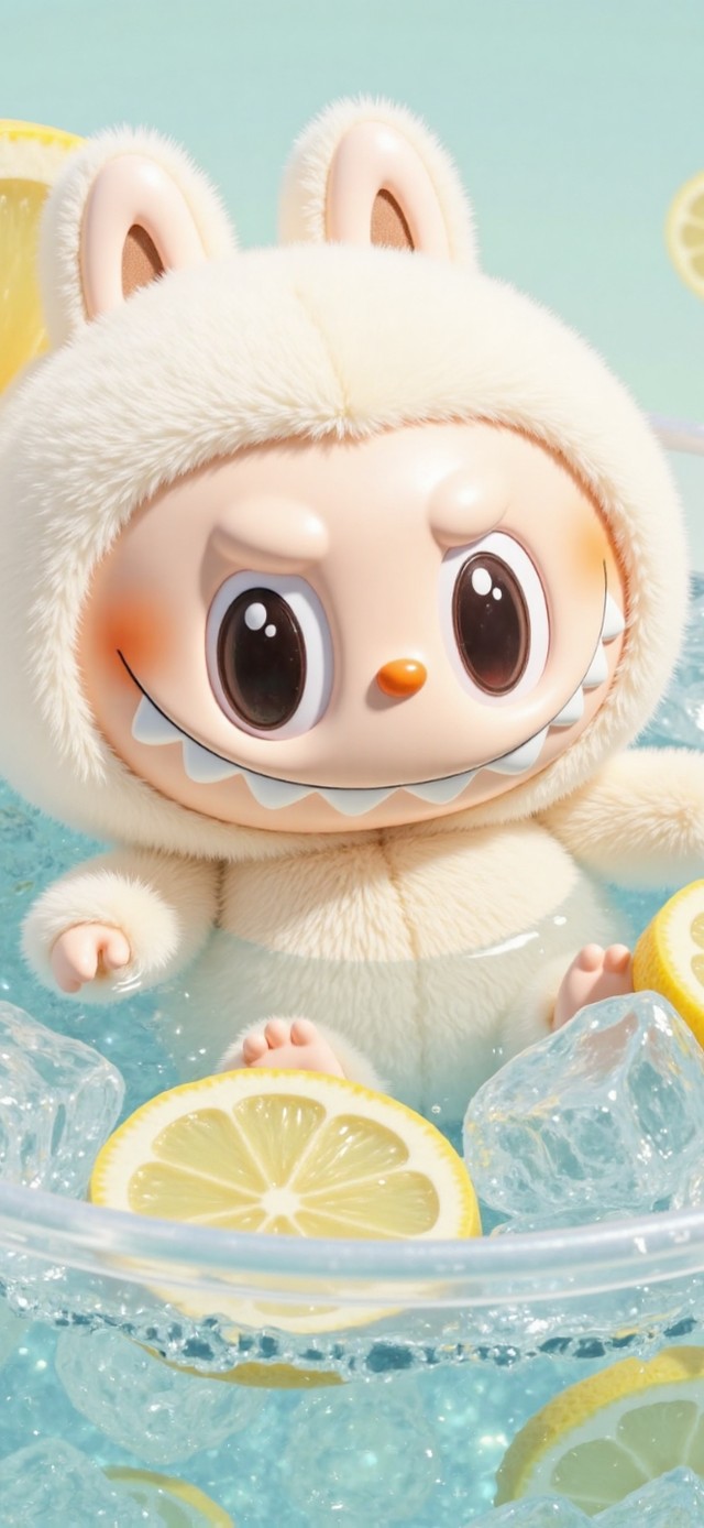 在柠檬汽水里泡澡的拉布布