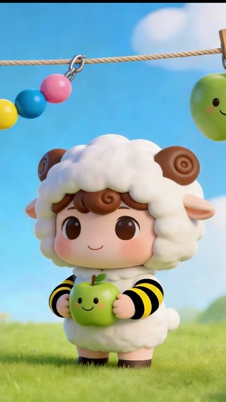 青苹果与小羊搭档