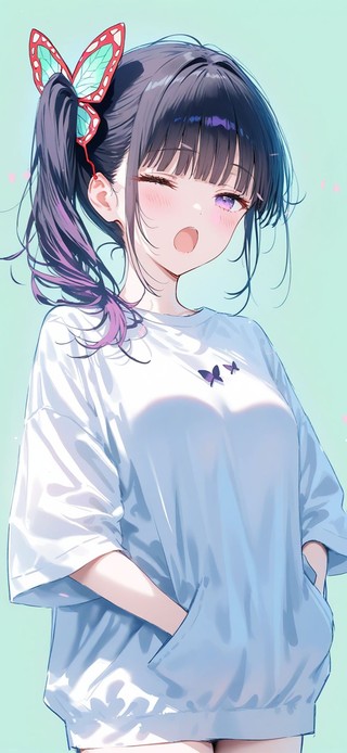 浅蓝系少女