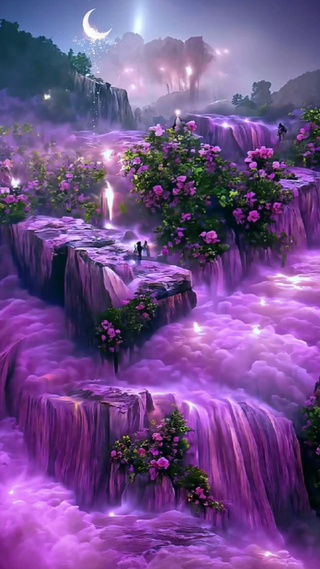 紫色梦幻花园