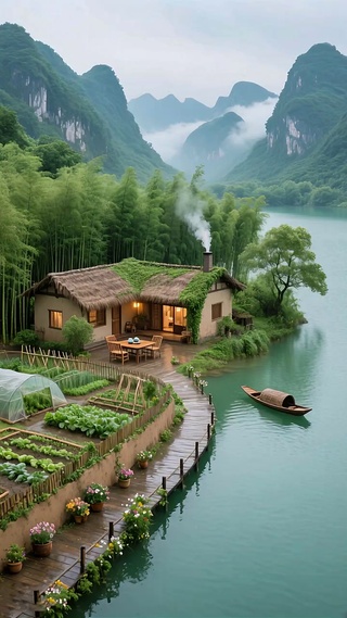 山青水绿，人间仙境