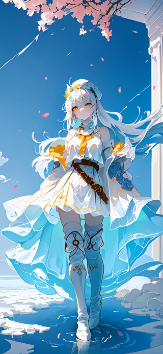 唯美治愈美女