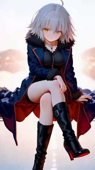 酷飒二次元美少女