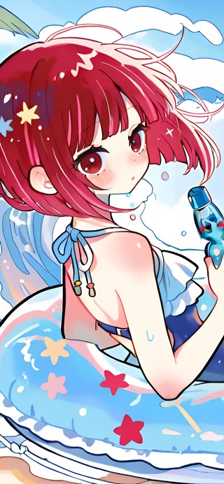 有马加奈-4k插画
