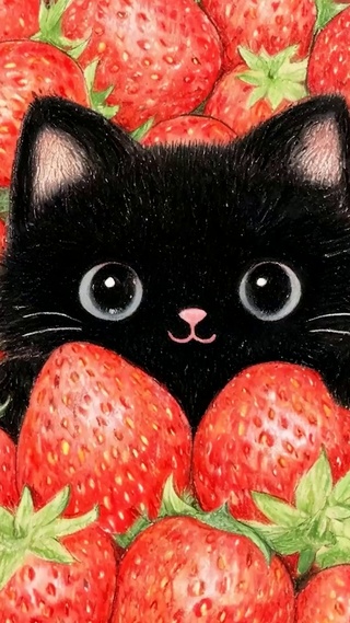 草莓猫咪