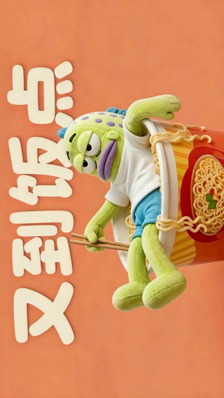 又到饭点可爱干饭鱼