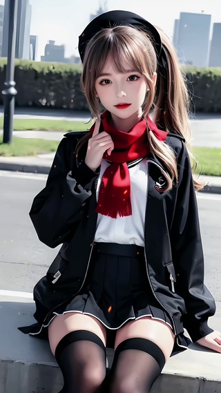 唯美性感黑丝少女