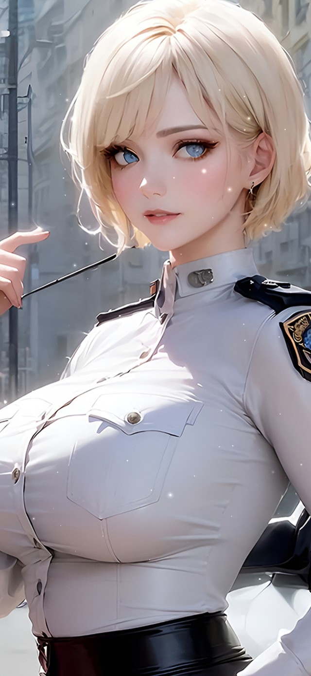 4k警察女孩
