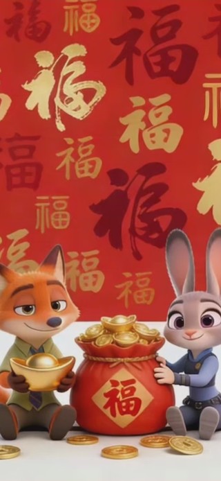 朱迪尼克2026福到财神到